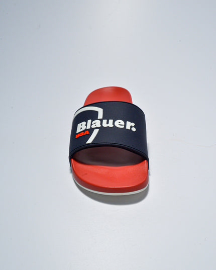 BLAUER ER02 PANTOFOLA ROSSA-BLU