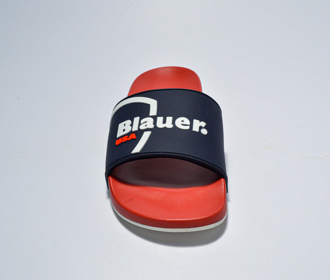 BLAUER ER02 PANTOFOLA ROSSA-BLU