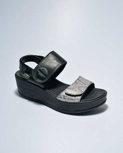 IGI&CO C.C 8200 SANDALO CON ZEPPA NERO