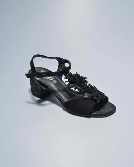 IGI&CO C.C 0700 SANDALO CON TACCO BASSO SCAMOSCIATO NERO