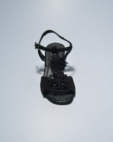 IGI&CO C.C 0700 SANDALO CON TACCO BASSO SCAMOSCIATO NERO