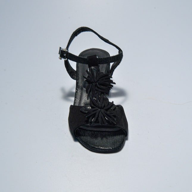 IGI&CO C.C 0700 SANDALO CON TACCO BASSO SCAMOSCIATO NERO