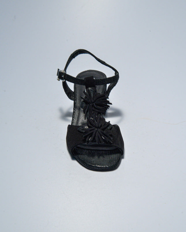 IGI&CO C.C 0700 SANDALO CON TACCO BASSO SCAMOSCIATO NERO