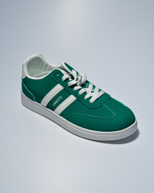 LANCETTI 871-4 SNEAKERS VERDE-BIANCA