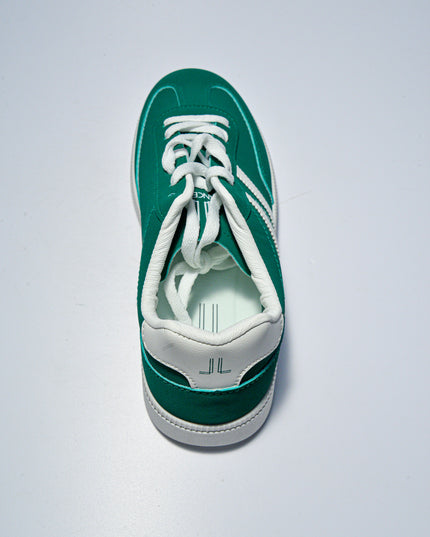 LANCETTI 871-4 SNEAKERS VERDE-BIANCA