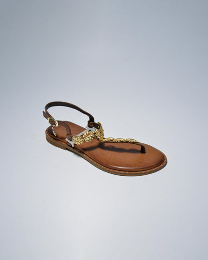 CARYATIS C.C 621513 SANDALO MARRONE-ORO