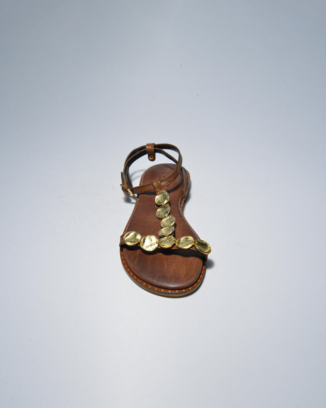 CARYATIS C.C 621707-1 SANDALO MARRONE-ORO