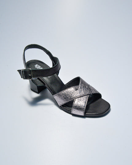 IGI&CO C.C 1900 SANDALO CON TACCO BASSO NERO