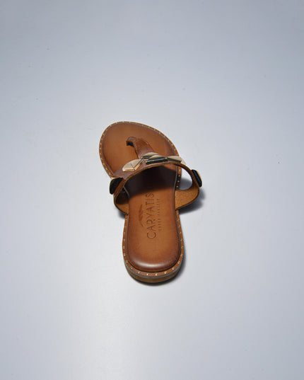 CARYATIS C.C 6274 SANDALO MARRONE-ORO