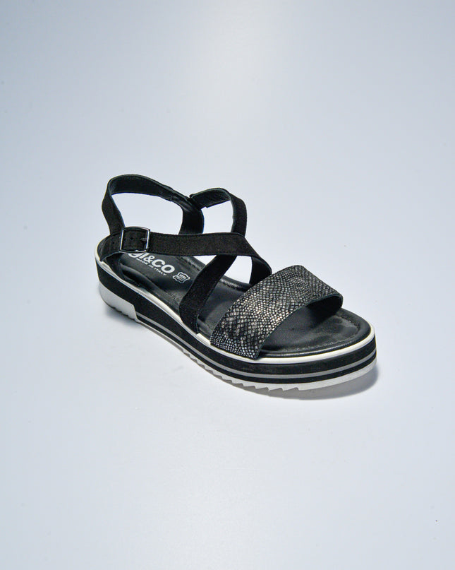 IGI&CO C.C 9000 SANDALO NERO SCAMOSCIATO