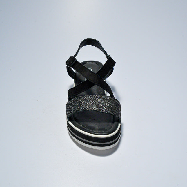 IGI&CO C.C 9000 SANDALO NERO SCAMOSCIATO