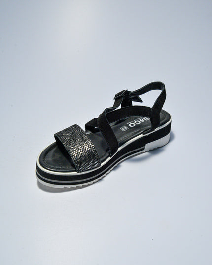 IGI&CO C.C 9000 SANDALO NERO SCAMOSCIATO