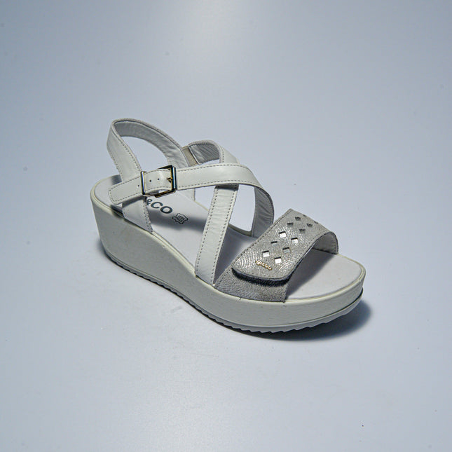 IGI&CO C.C 8200 SANDALO CON ZEPPA BIANCO