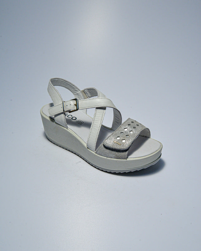 IGI&CO C.C 8200 SANDALO CON ZEPPA BIANCO