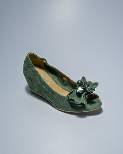 IGI&CO C.C 8054 SANDALO CON ZEPPA SCAMOSCIATO VERDE