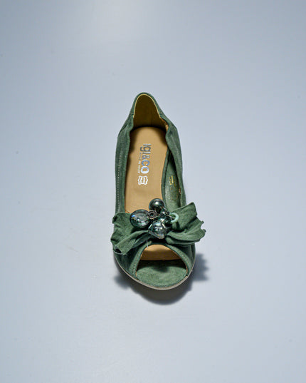 IGI&CO C.C 8054 SANDALO CON ZEPPA SCAMOSCIATO VERDE