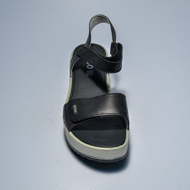 IGI&CO C.C 6300 SANDALO CON ZEPPA NERO-BIANCO