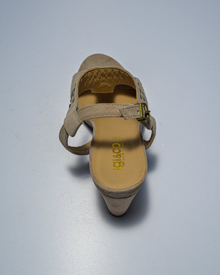 IGI&CO C.C 8523 SANDALO CON TACCO SCAMOSCIATO BEIGE