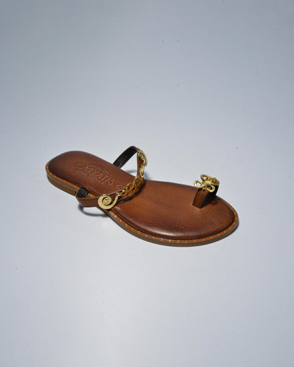 CARYATIS 621323 SANDALO MARRONE-ORO
