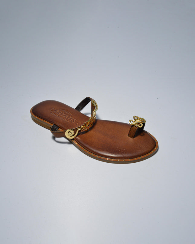 CARYATIS 621323 SANDALO MARRONE-ORO