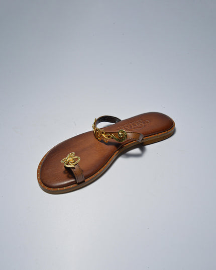 CARYATIS 621323 SANDALO MARRONE-ORO