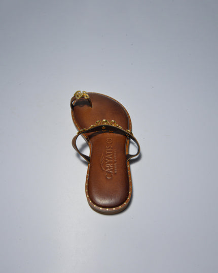 CARYATIS 621323 SANDALO MARRONE-ORO