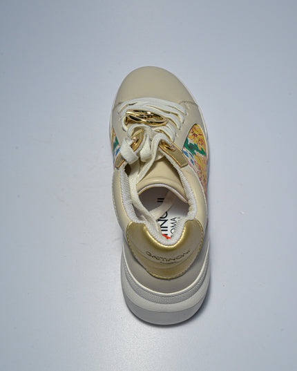 GATTINONI C.C.QS92 SNEAKERS BEIGE