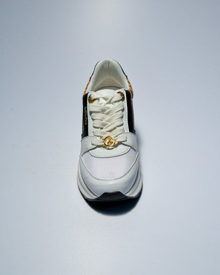 GATTINONI C.C.BN55 SNEAKERS BIANCA-NERA