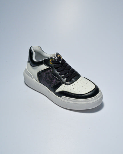 GATTINONI C.C.NP26 SNEAKERS BIANCA-NERA