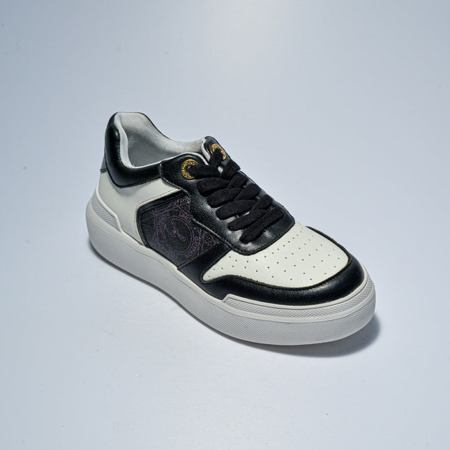 GATTINONI C.C.NP26 SNEAKERS BIANCA-NERA