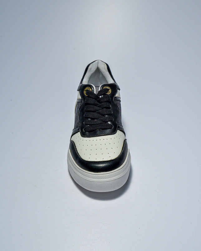 GATTINONI C.C.NP26 SNEAKERS BIANCA-NERA