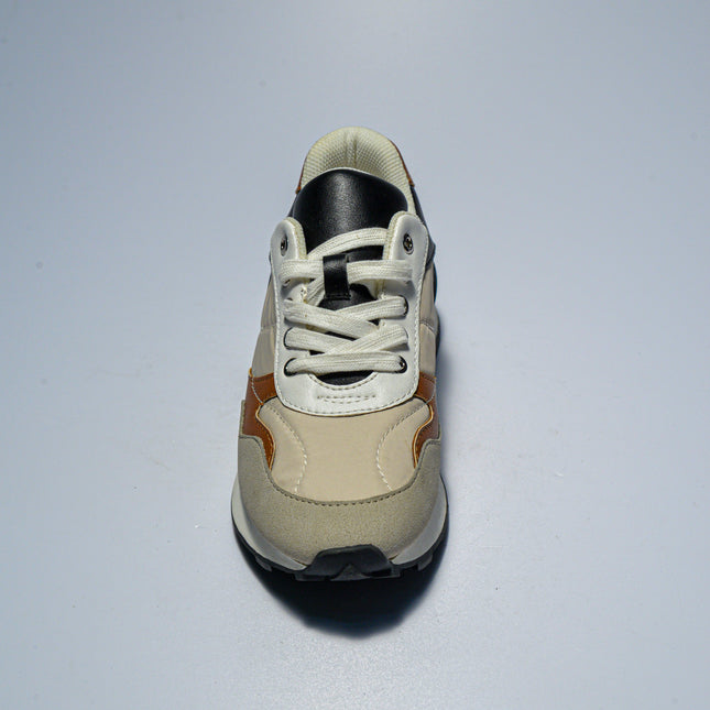GATTINONI C.C.BS35 SNEAKERS BEIGE-NERA
