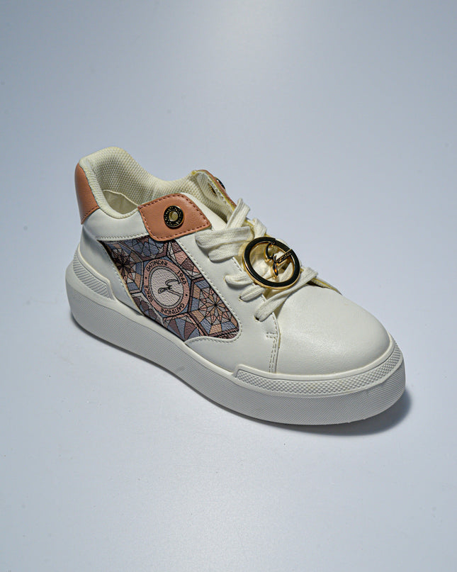 GATTINONI C.C.Q871 SNEAKERS BIANCA-CIPRIA
