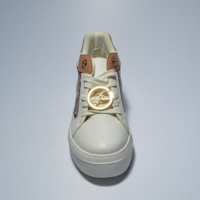 GATTINONI C.C.Q871 SNEAKERS BIANCA-CIPRIA