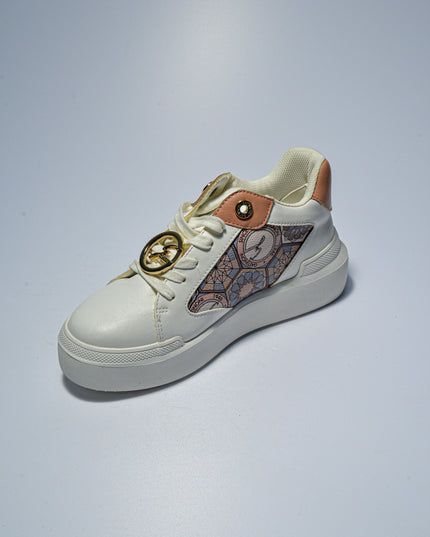 GATTINONI C.C.Q871 SNEAKERS BIANCA-CIPRIA