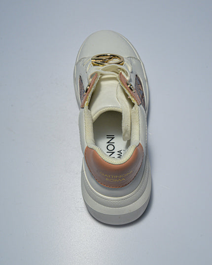 GATTINONI C.C.Q871 SNEAKERS BIANCA-CIPRIA