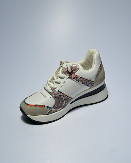 GATTINONI C.C.L807 SNEAKERS BIANCA-GRIGIA