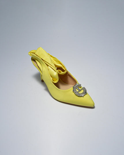 GAELLE FDEC DECOLLETE CON NASTRO GIALLO