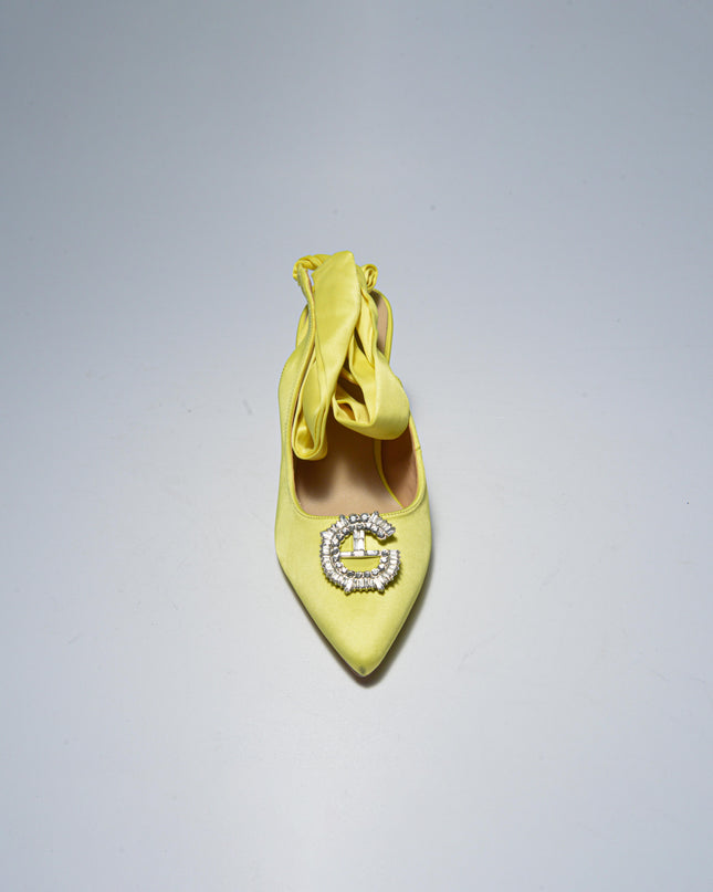 GAELLE FDEC DECOLLETE CON NASTRO GIALLO