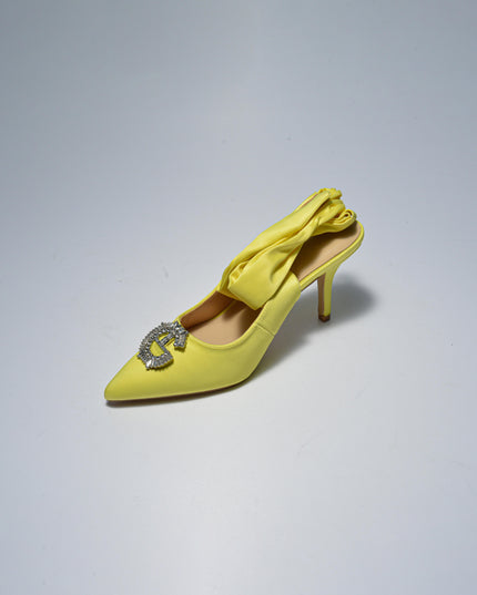 GAELLE FDEC DECOLLETE CON NASTRO GIALLO