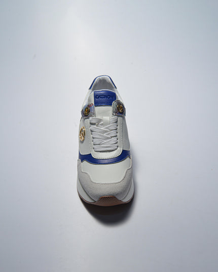 GATTINONI BN74 SNEAKERS CON ZEPPA BIANCA-BLU