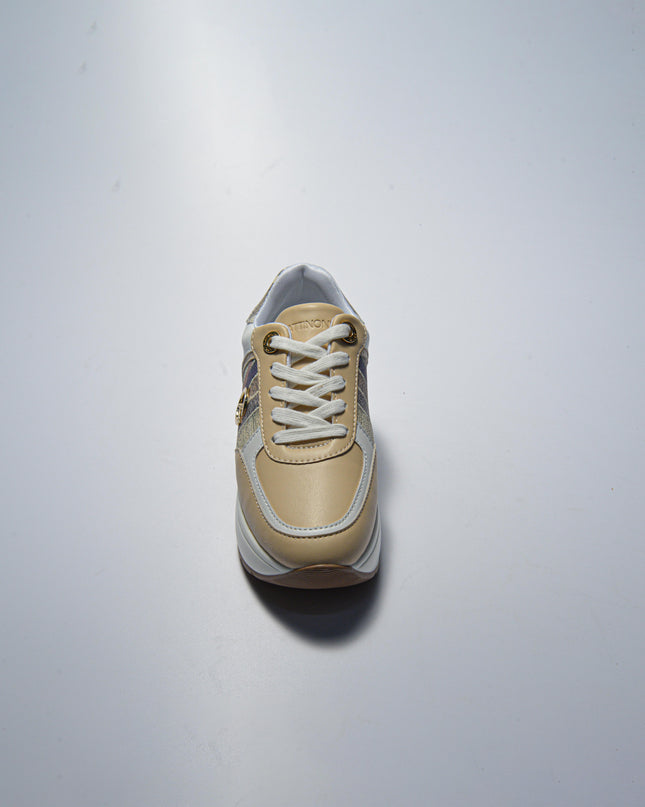 GATTINONI BN76 SNEAKERS CON ZEPPA BEIGE