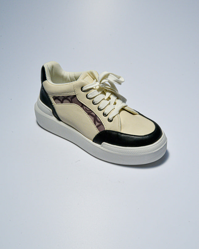 GATTINONI C.C.B000 SNEAKERS BEIGE-NERA