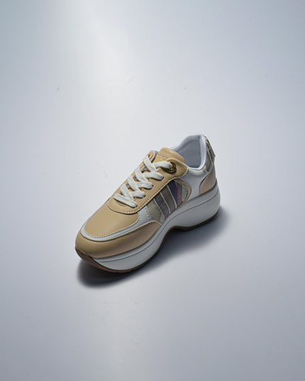 GATTINONI BN76 SNEAKERS CON ZEPPA BEIGE