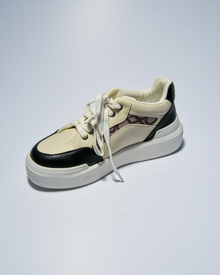 GATTINONI C.C.B000 SNEAKERS BEIGE-NERA