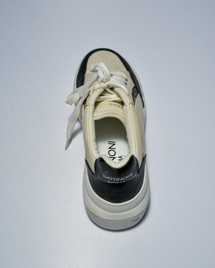 GATTINONI C.C.B000 SNEAKERS BEIGE-NERA