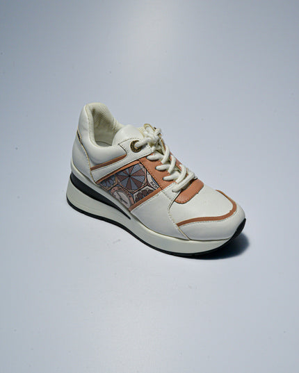 GATTINONI C.C.B871 SNEAKERS BIANCA-CIPRIA