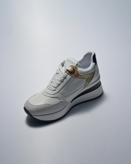 GATTINONI B854 SNEAKERS CON ZEPPA BIANCA