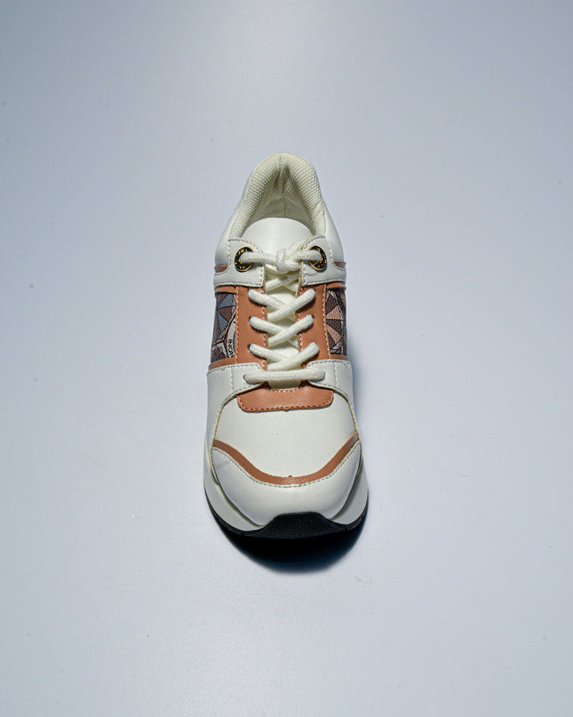 GATTINONI C.C.B871 SNEAKERS BIANCA-CIPRIA