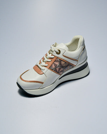 GATTINONI C.C.B871 SNEAKERS BIANCA-CIPRIA